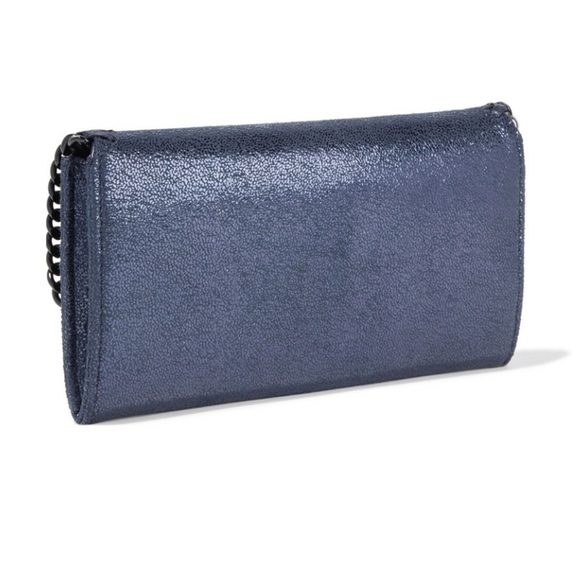 💕x7HP💕Stella McCartney Falabella navy wallet - Picture 3 of 13